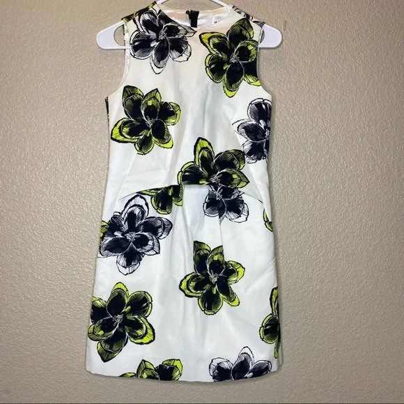 Milly Astrid Magnolia Dress Citron size 0 NEW - Picture 1 of 6